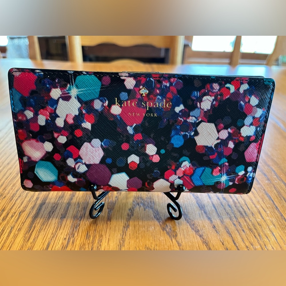 Kate Spade Colorful Confetti Bifold Wallet